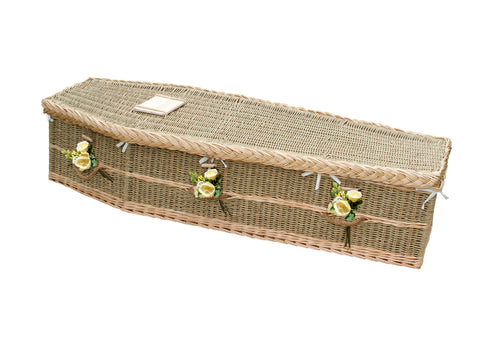 Seagrass traditional willow coffins