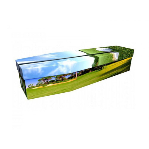 Golf Cardboard Coffin