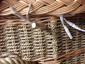 Seagrass traditional willow coffins