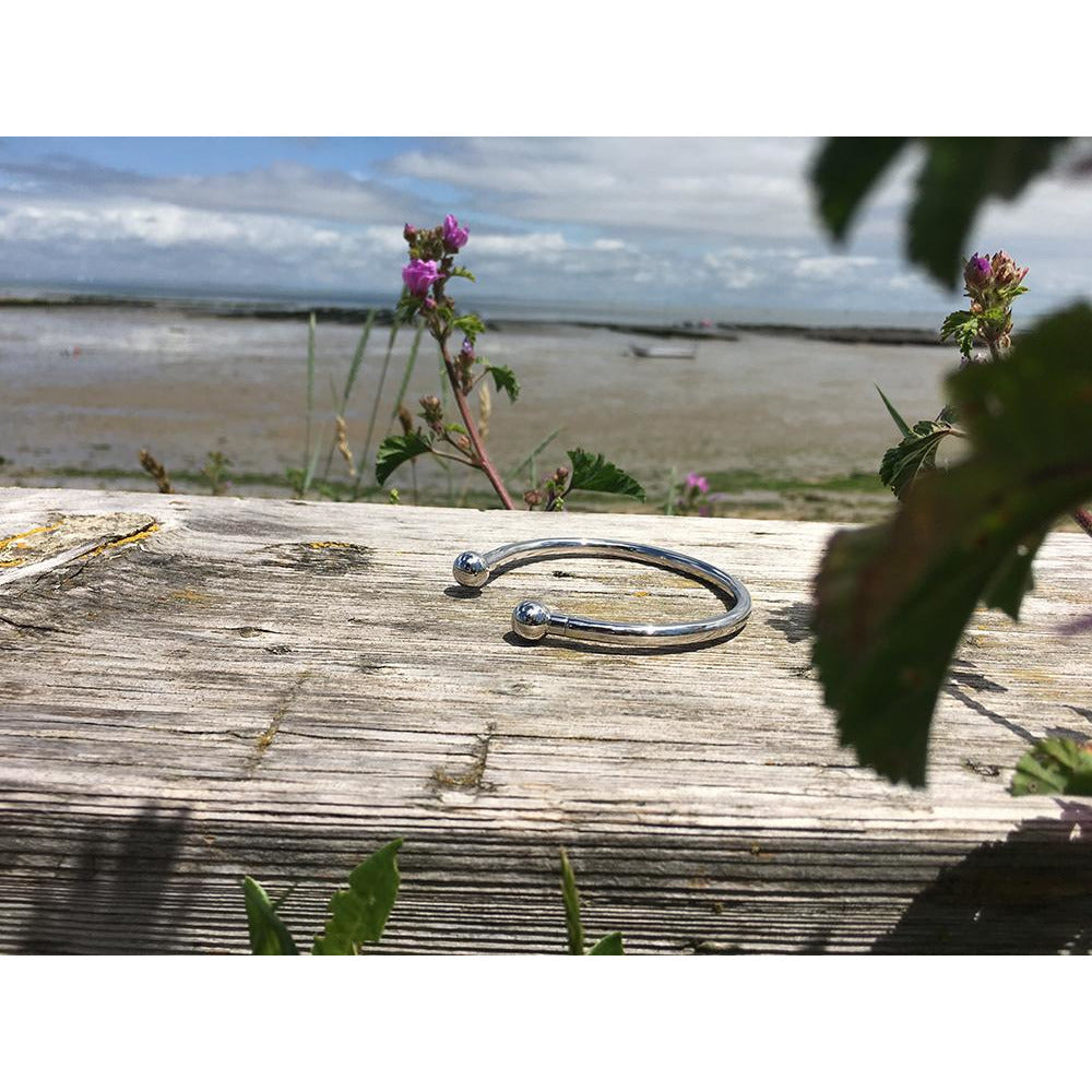 Sterling Silver Bangle for ashes