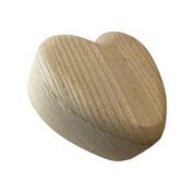 Wooden Heart Urn