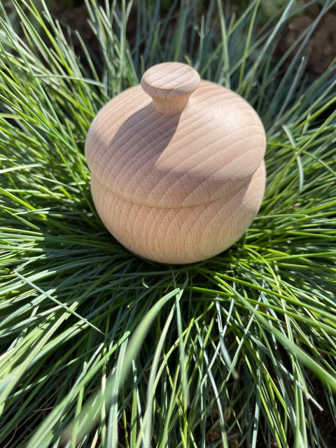 Cremation wooden keepsake - Acorn design