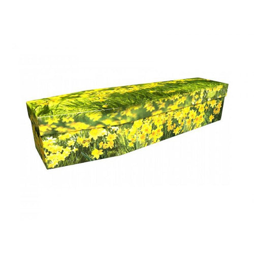 Daffodils Cardboard Coffin